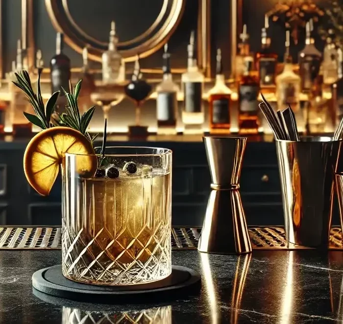 image de cocktail sur un bar