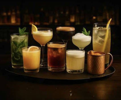 plateau de cocktails